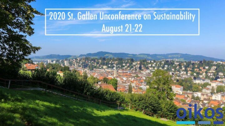 2020 St Gallen Unconference on sustainability
