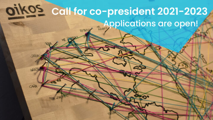 Open Call: oikos International Co-Presidency 2022-2023