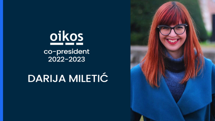 The first ever oikos International Co-President elected