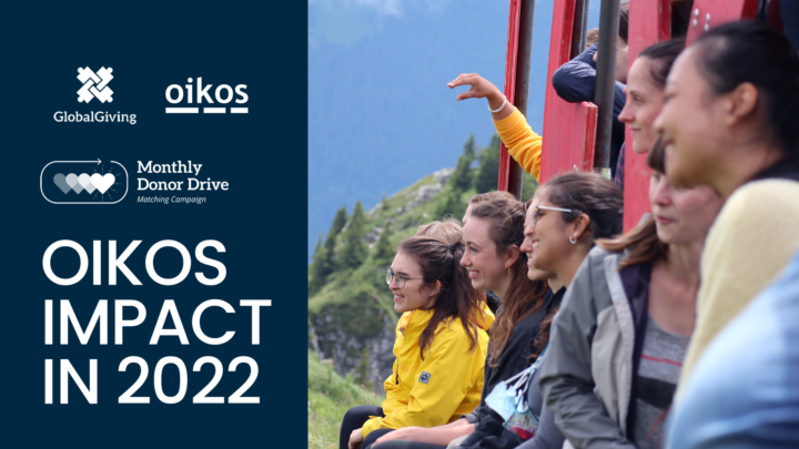 Monthly Donor Drive Week – oikos Impact in 2022